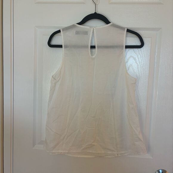 Abercrombie & Fitch White Sleeveless Top - Picture 4 of 4